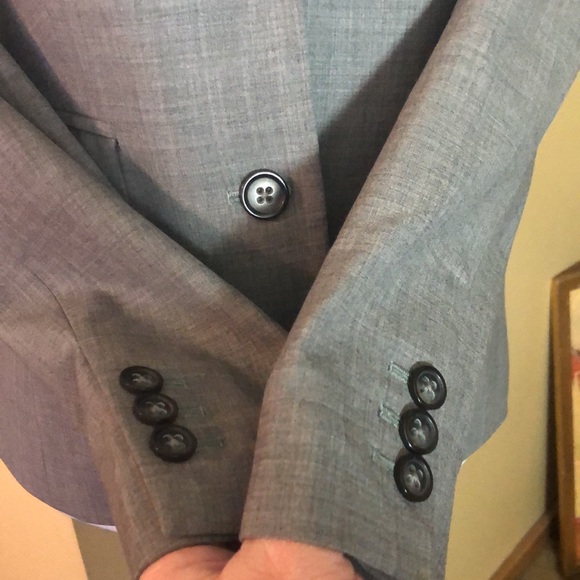 BANANA REPUBLIC  size 4 Stretch Wool Classic Gray Career Timeless Lined $188 EU - Picture 9 of 16